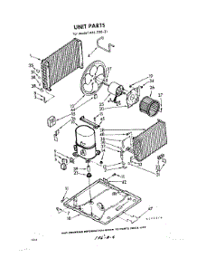 04 - Unit parts for Whirlpool Air Conditioner AXL23031 / from AppliancePartsPros.com