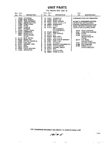 05 - Section parts for Whirlpool Air Conditioner AXL23031 / from AppliancePartsPros.com
