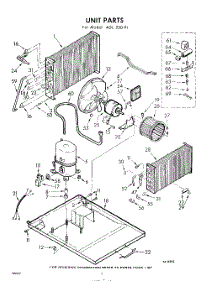 02 - Unit parts for Whirlpool Air Conditioner ADL25091 / from AppliancePartsPros.com