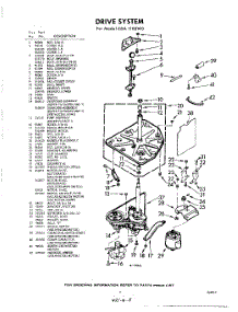 03 - Drive parts for Whirlpool Washer CDA1100W0 / from AppliancePartsPros.com