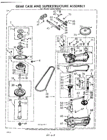 08 - Section parts for Whirlpool Washer CDA1100W0 / from AppliancePartsPros.com