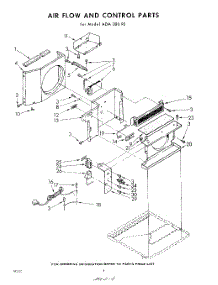04 - Air Flow And Control parts for Whirlpool Air Conditioner ADM08090 / from AppliancePartsPros.com