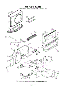 04 - Air Flow parts for Whirlpool Air Conditioner ADW23L10 / from AppliancePartsPros.com