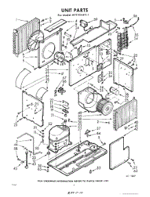02 - Section parts for Whirlpool Air Conditioner AVTR144111 / from AppliancePartsPros.com