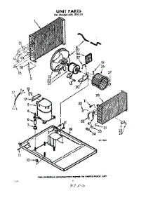 02 - Unit parts for Whirlpool Air Conditioner AXL27031 / from AppliancePartsPros.com