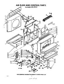 04 - Air Flow And Control parts for Whirlpool Air Conditioner AXL27031 / from AppliancePartsPros.com
