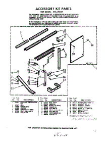 06 - Accessory Kit parts for Whirlpool Air Conditioner AXL27031 / from AppliancePartsPros.com
