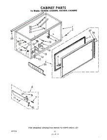 10 - Cabinet parts for Whirlpool CHCH8WS / from AppliancePartsPros.com