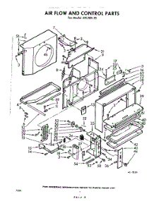 02 - Air Flow And Control parts for Whirlpool Air Conditioner AXL28030 / from AppliancePartsPros.com