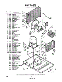 04 - Unit , Lit / Optional parts for Whirlpool Air Conditioner AXL28030 / from AppliancePartsPros.com