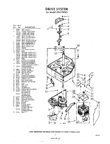 03 - Drive parts for Whirlpool Washer CDA1700W0 / from AppliancePartsPros.com