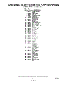 05 - Section parts for Whirlpool Ice Machine CHCS51AE2 / from AppliancePartsPros.com