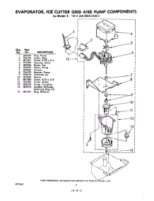 06 - Section parts for Whirlpool Ice Machine CHCS51AE2 / from AppliancePartsPros.com