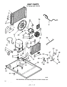 02 - Unit parts for Whirlpool Air Conditioner AXL31030 / from AppliancePartsPros.com