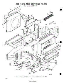 04 - Air Flow And Control parts for Whirlpool Air Conditioner AXL31030 / from AppliancePartsPros.com