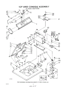 04 - Top And Console parts for Whirlpool Washer CDA1710W0 / from AppliancePartsPros.com