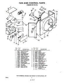 08 - Fan And Control parts for Whirlpool CHE12RC / from AppliancePartsPros.com