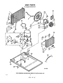 02 - Unit parts for Whirlpool Air Conditioner AXL31031 / from AppliancePartsPros.com