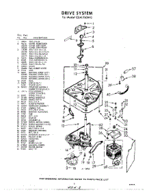 03 - Drive parts for Whirlpool Washer CDA1750W0 / from AppliancePartsPros.com