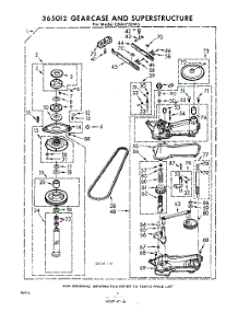 06 - Gear Case And Superstructure parts for Whirlpool Washer CDA1750W0 / from AppliancePartsPros.com