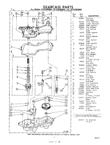 09 - Gear Case parts for Whirlpool Washer CFA2000W4 / from AppliancePartsPros.com