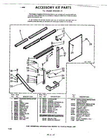 04 - Section parts for Whirlpool Air Conditioner AXL32031 / from AppliancePartsPros.com