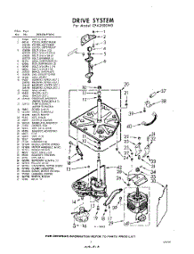 03 - Drive parts for Whirlpool Washer CFA2500W0 / from AppliancePartsPros.com