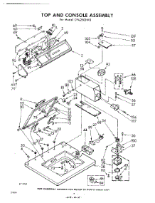 04 - Top And Console parts for Whirlpool Washer CFA2500W0 / from AppliancePartsPros.com