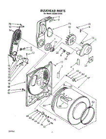 04 - Bulkhead, Lit / Optional parts for Whirlpool Dryer CG2951XYN0 / from AppliancePartsPros.com