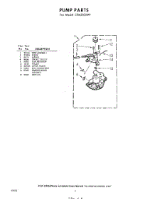 08 - Pump parts for Whirlpool Washer CFA2500W1 / from AppliancePartsPros.com