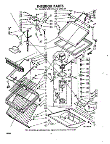 02 - Interior parts for Whirlpool CHE5R / from AppliancePartsPros.com