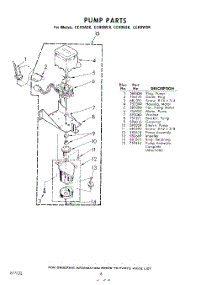 08 - Pump parts for Whirlpool CCH9WEK / from AppliancePartsPros.com