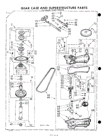 06 - Gear Case And Superstructure parts for Whirlpool Washer CWA1700W2 / from AppliancePartsPros.com