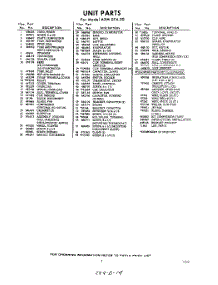 03 - Section parts for Whirlpool Air Conditioner AXM07420 / from AppliancePartsPros.com
