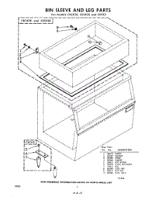 04 - Section parts for Whirlpool CECBS5 / from AppliancePartsPros.com