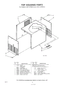 12 - Top Housing , Lit / Optional parts for Whirlpool CCK401TS / from AppliancePartsPros.com