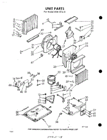 02 - Section parts for Whirlpool Air Conditioner AXM07421 / from AppliancePartsPros.com