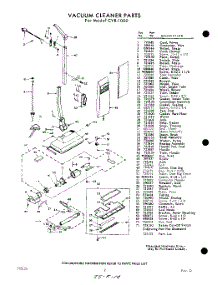 02 - Section parts for Whirlpool CVR1000 / from AppliancePartsPros.com