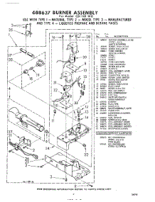 07 - 688637 Burner parts for Whirlpool Dryer CDI1101W0 / from AppliancePartsPros.com