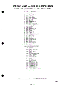 03 - Lit / Optional parts for Whirlpool CCS50AE1 / from AppliancePartsPros.com