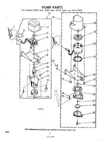 08 - Pump parts for Whirlpool CECH5AS / from AppliancePartsPros.com