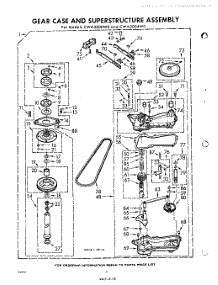 06 - Gear Case And Superstructure parts for Whirlpool Washer CWA2004W0 / from AppliancePartsPros.com