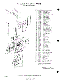 02 - Section parts for Whirlpool CVR500 / from AppliancePartsPros.com