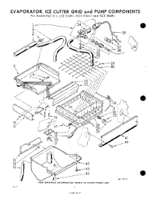 04 - Evaporator, Ice Cutter Grid And Pump parts for Whirlpool CCS51AE1 / from AppliancePartsPros.com