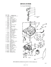 03 - Drive parts for Whirlpool Washer CXA1300W2 / from AppliancePartsPros.com