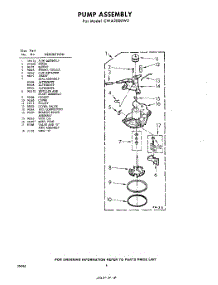 08 - Pump parts for Whirlpool Washer CWA2004W2 / from AppliancePartsPros.com