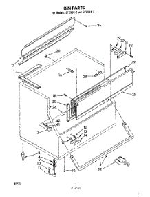 02 - Section parts for Whirlpool CFCB6E2 / from AppliancePartsPros.com