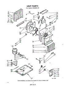 02 - Section parts for Whirlpool Air Conditioner AXM08020 / from AppliancePartsPros.com
