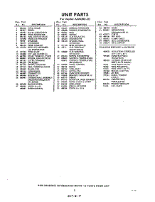 03 - Section parts for Whirlpool Air Conditioner AXM08020 / from AppliancePartsPros.com
