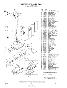 02 - Section parts for Whirlpool CVR6001 / from AppliancePartsPros.com